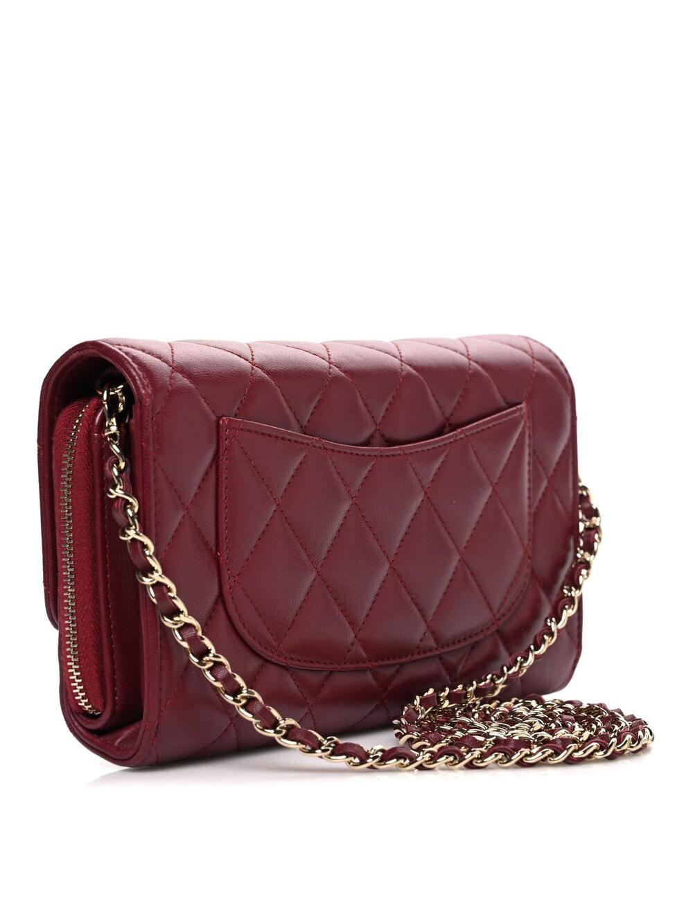Chanel Lambskin Quilted Phone Holder #321976C34B - Picture 4 of 14